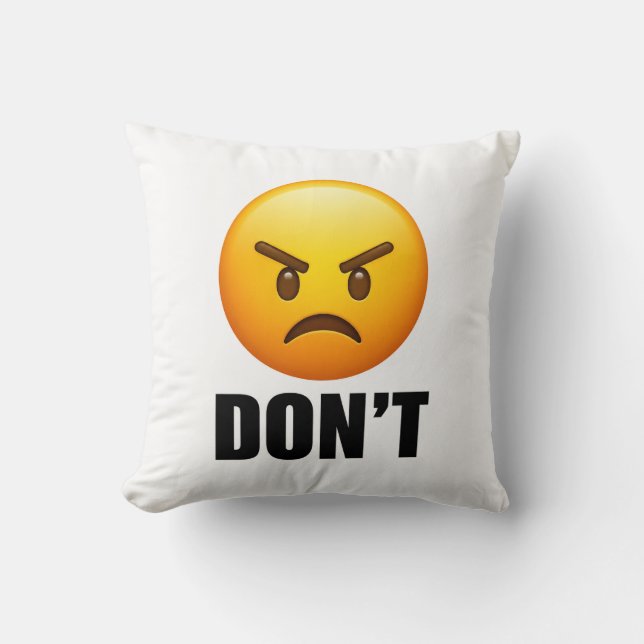 Boze Emoji Niet Kussen (Voorkant)