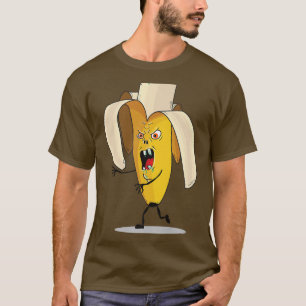 Boze En Schattige Banaan Grappige Halloween Kostuu T-shirt