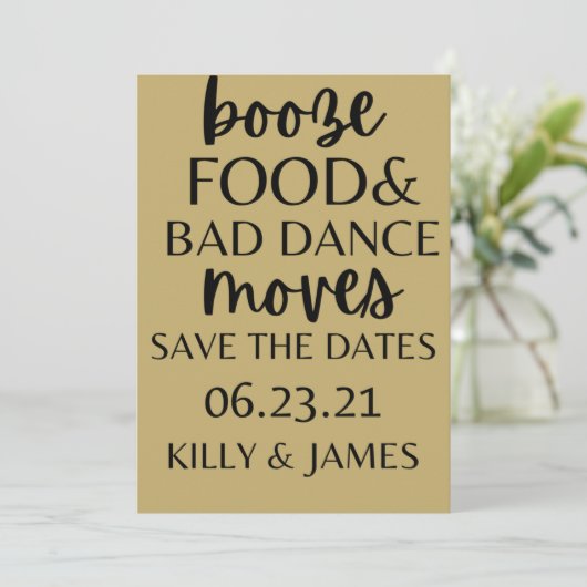 Boze eten en slechte dans trekken om de Da te redd Kaart (Staand voorkant)