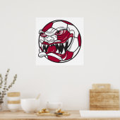 boze , extreme voetbal poster (Keuken)