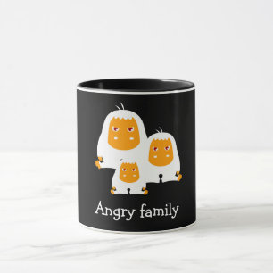 Boze familie Apen ontwerp Mok