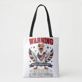 Boze Gans 4 juli Boodschappentas Tote Bag