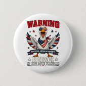 Boze Gans 4 juli Knop Ronde Button 5,7 Cm (Voorkant)