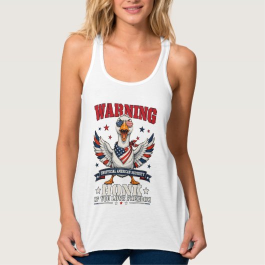 Boze Gans 4 juli tanktops (Voorkant)