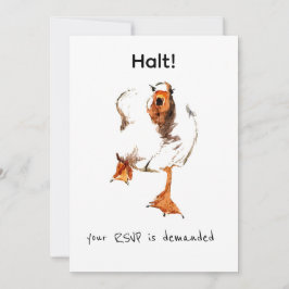 Boze Gans Uitnodiging