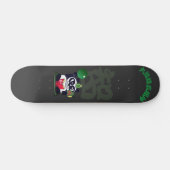 boze gezicht panda god van academische Skateboard (Horizontaal)