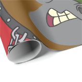 Boze Gorilla Beveiliging IT Tech Cadeaupapier (Rol Hoek)