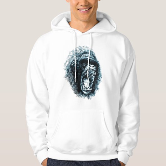 boze gorilla hoodie (Voorkant)