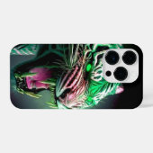 BOZE GROENE TIJGER KLAAR VOOR AANVAL iPhone HOESJE (Achterkant horizontaal)