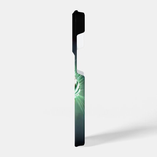 BOZE GROENE TIJGER KLAAR VOOR AANVAL iPhone HOESJE (Linkerkant)