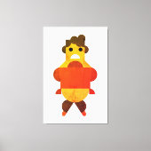 Boze grote vrouwen canvas afdruk (Voorkant)
