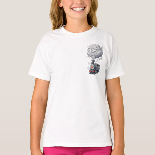 Boze Grumpy Stoomlocomotief Choo Choo Kinderen T-shirt