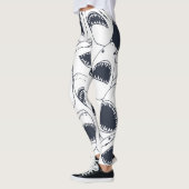 Boze haai,  doedelpatroon. leggings (Links)