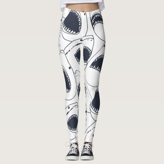 Boze haai,  doedelpatroon. leggings (Voorkant)