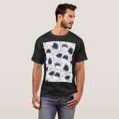 Boze haai, doedelpatroon. t-shirt (Voorkant volledig)