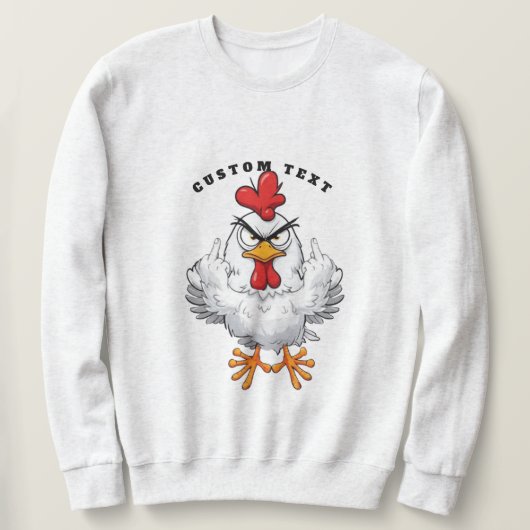 Boze Haan Flip Vogel - Aangepaste Meme Woordgrap Trui (Design voorkant)