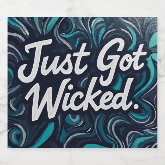 boze heks bier etiket (Enkel label)