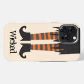 Boze Heks Grappige Halloween iPhone Hoesje (Achterkant horizontaal)
