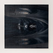 Boze heks in de kathedraal legpuzzel (Horizontaal)