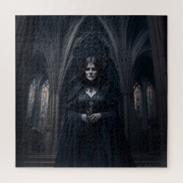 Boze heks in de kathedraal legpuzzel