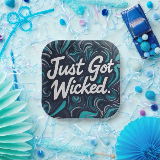 boze heks papieren bordje (Feest)