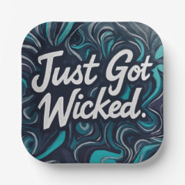 boze heks papieren bordje