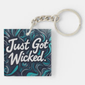 boze heks sleutelhanger (Achterkant)