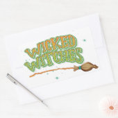 Boze Heksen Rechthoekige Sticker (Envelop)