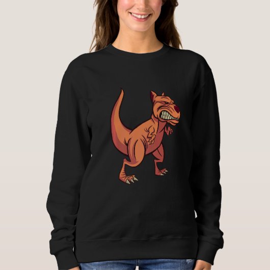 Boze Hond Dinosaurus   Trui (Voorkant)