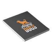 Boze Honden Vector Mascotte Notitieblok (Schuin)