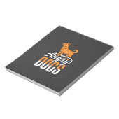 Boze Honden Vector Mascotte Notitieblok (Linkerzijde)