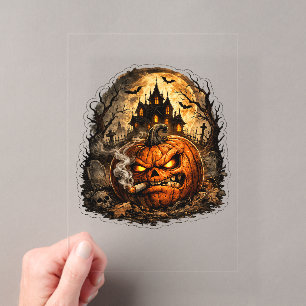 🎃 Boze Jack O' Lantern Halloween Sticker Spook Acryl Uitnodigingen