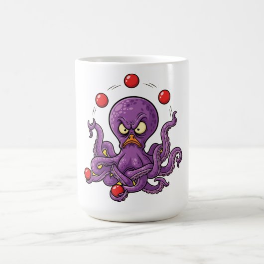 Boze Jonglerende Octopus Koffiemok (Center)