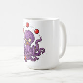 Boze Jonglerende Octopus Koffiemok (Voorkant rechts)
