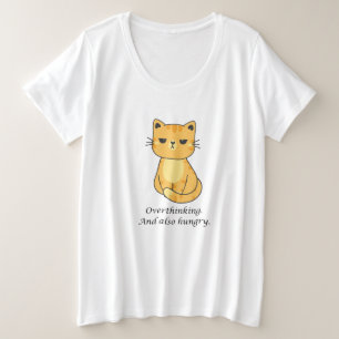 Boze Kat Grote Maat T-shirt
