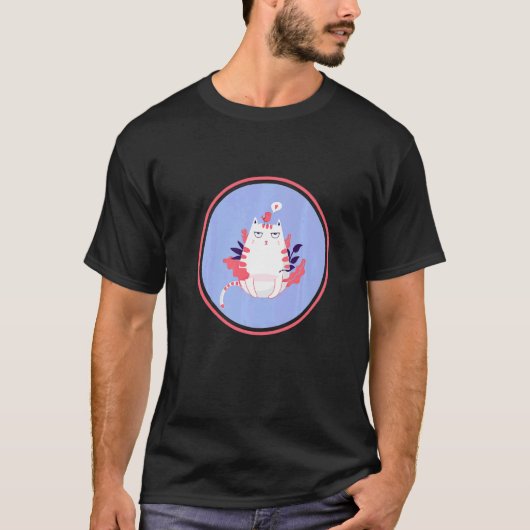Boze Kat  Huisdier T-shirt (Voorkant)