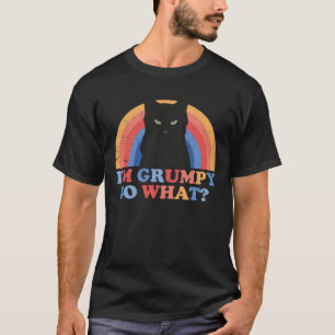 Boze kat Ik ben chagrijnig dus wat grappige katten T-shirt