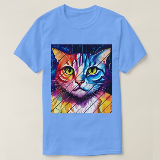 boze kat t-shirt (Design voorkant)