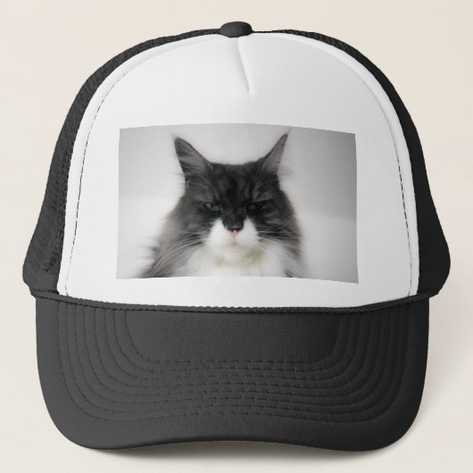 boze kat trucker pet (Voorkant)