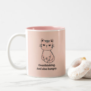 Boze Kat Tweekleurige Koffiemok