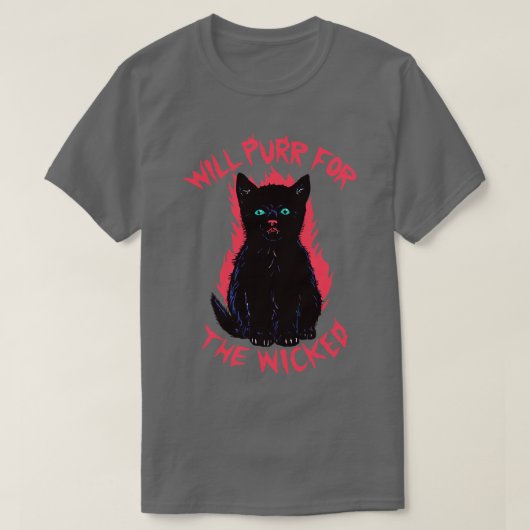 boze katje t-shirt (Design voorkant)