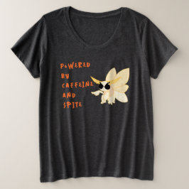 Boze Keizerlijke Mot Cafeïne & Wrok Meme T-shirt