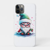 Boze kerstman met een kopje koffie Case-Mate iPhone case (Achterkant)