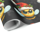 Boze kerstmannetjes hebben een onzalige kerst grap cadeaupapier (Rol Hoek)