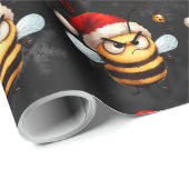 Boze kerstmannetjes hebben een onzalige kerst grap cadeaupapier (Rol Hoek)