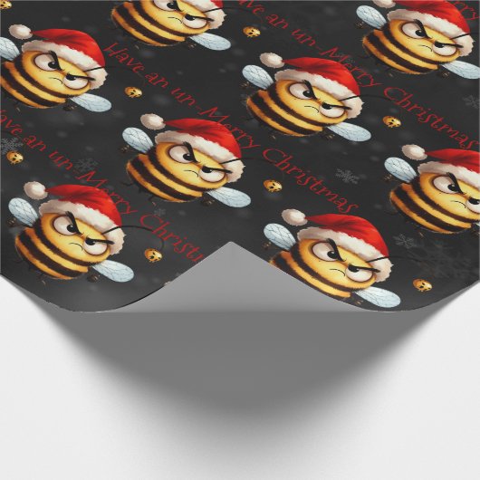 Boze kerstmannetjes hebben een onzalige kerst grap cadeaupapier (Hoek)