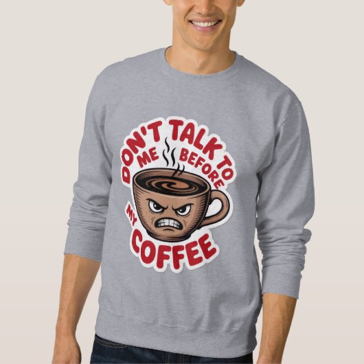 boze koffiebeker, T-shirt (Voorkant)