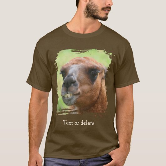 Boze Lama Gezicht Persoonlijk T-shirt (Voorkant)