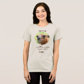 Boze Lama Slecht Humeur Grappig  Tri-Blend Shirt (Voorkant volledig)