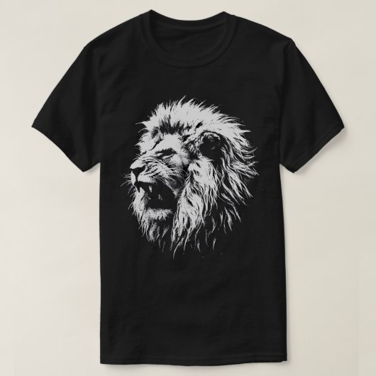 Boze leeuw brult t-shirt (Design voorkant)